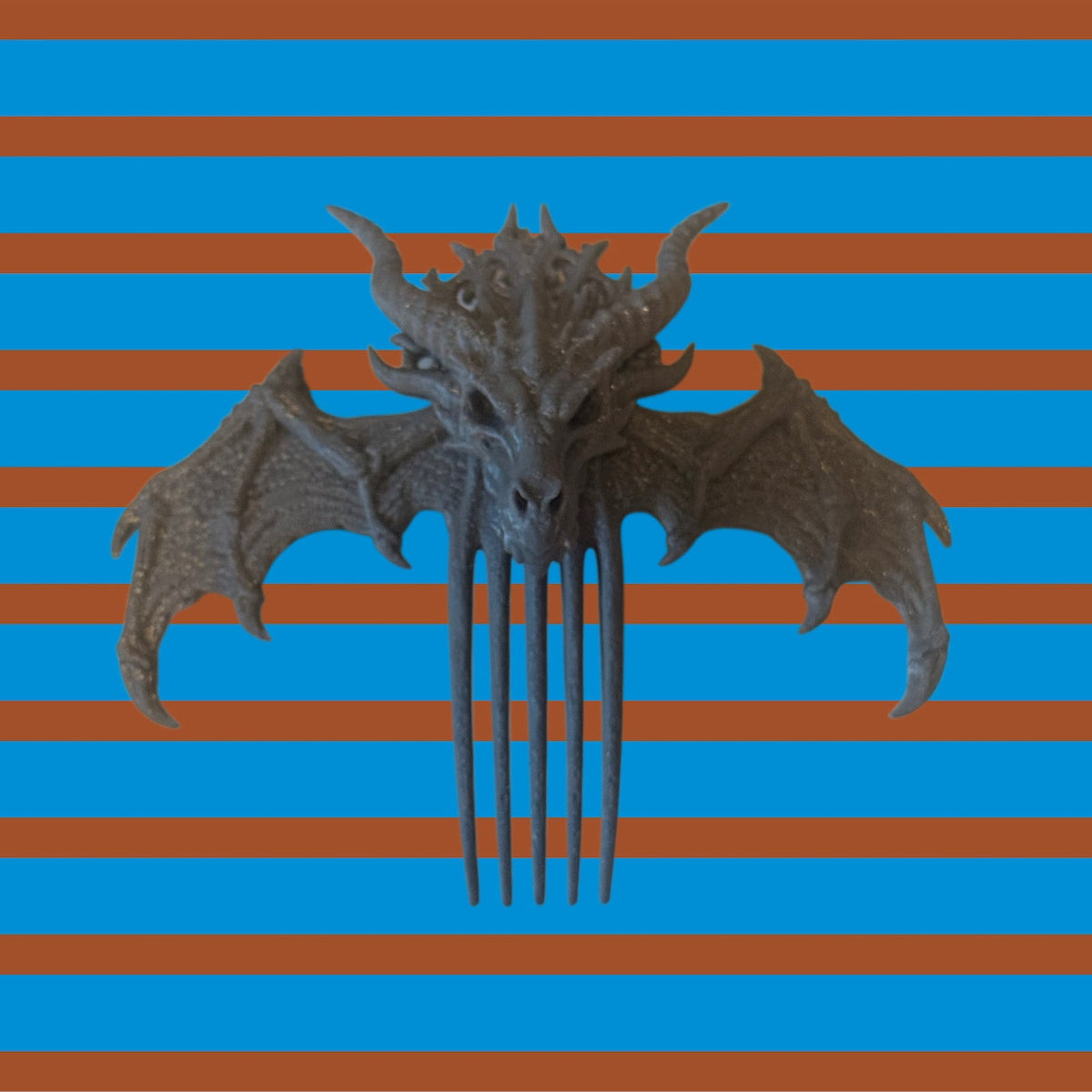 Peineta 3D Dragón con alas